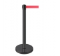 Cement Base Belt Stanchions - BP202E black